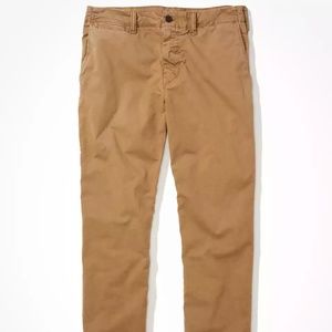 Mens American Eagle Khaki Relaxed Straight Pants 29/32